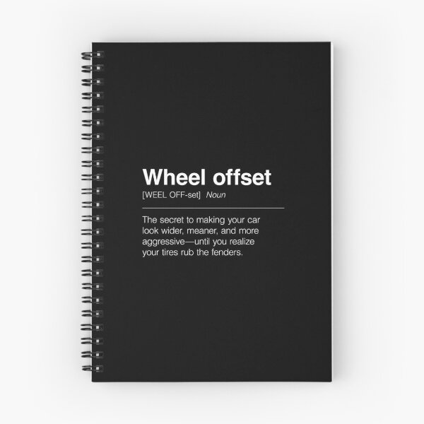 Item preview, Funny Definition of Wheel Offset | The Secret to Making Your Car Look Wider, Meaner, and More Aggressive—Until You Realize Your Tires Rub the Fenders designed and sold by ApexFibers.