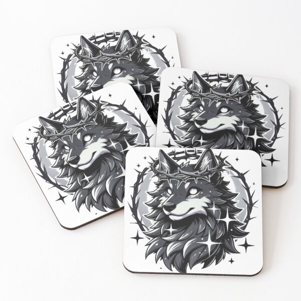 Item preview, Wolf with Crown of Thorns designed and sold by jusyknovoa.