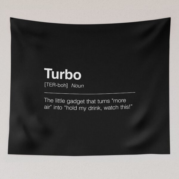Item preview, Funny Definition of Turbo | The Little Gadget That Turns "More Air" Into “Hold My Drink, Watch This!” designed and sold by ApexFibers.
