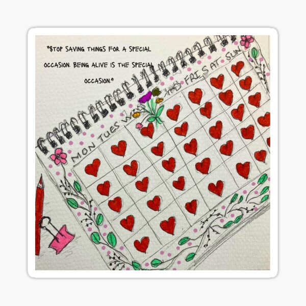 Item preview, Being Alive Calender Art designed and sold by CornishLily.