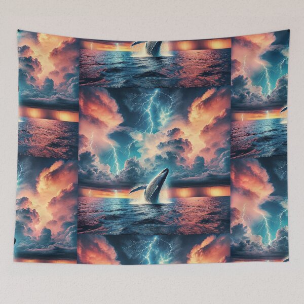 Item preview, Majestic Whale Breach designed and sold by Sadia  Jannat.