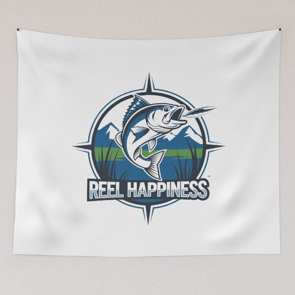 Item preview, Reel Happiness Fishing lover & angler designed and sold by BLZART.