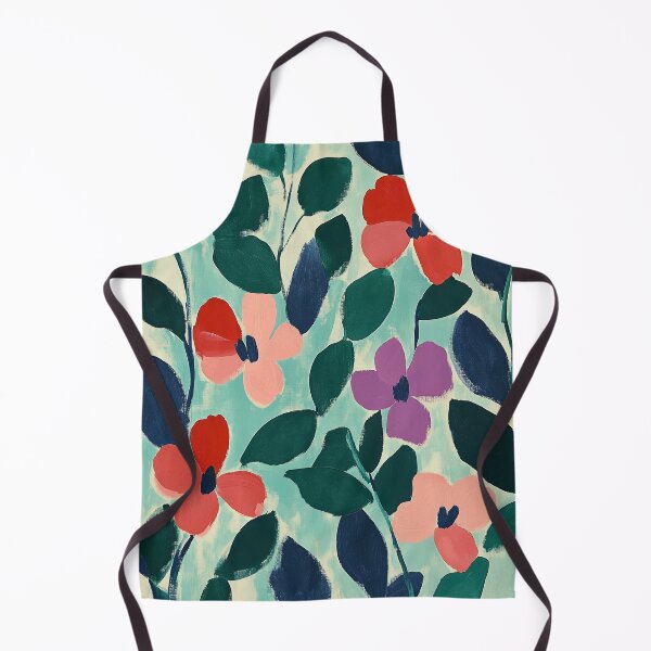 Item preview, Geraniums colorful floral pattern designed and sold by SUNED.