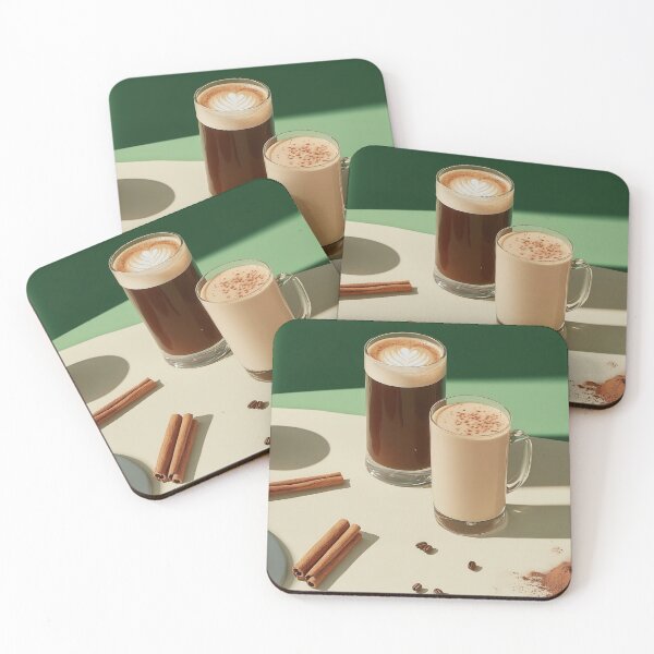 Item preview, Coffee drinks displayed on a table designed and sold by anytka.