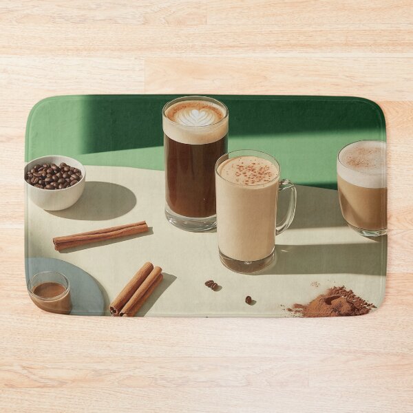 Item preview, Coffee drinks displayed on a table designed and sold by anytka.