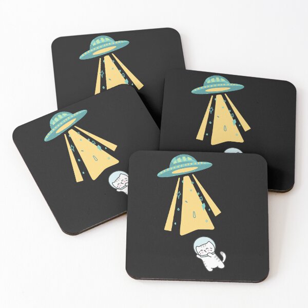 Item preview, Adorable Space Cat Abduction designed and sold by hallwell.
