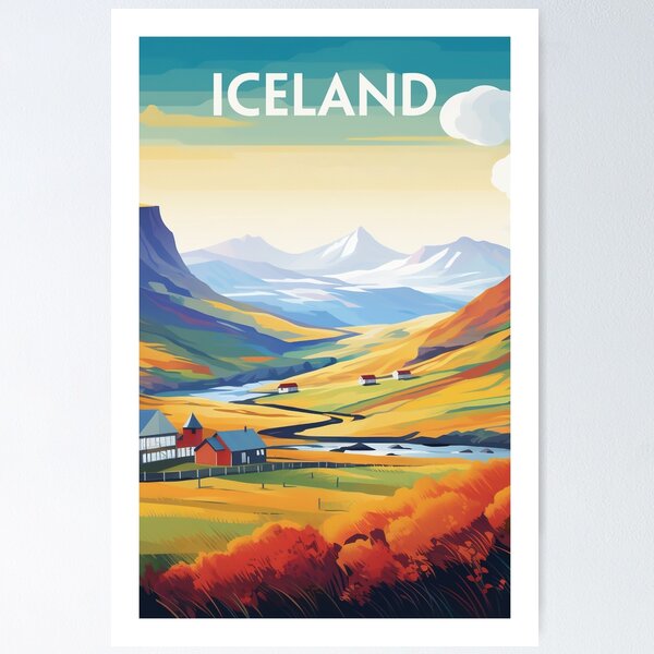 Item preview, ICELAND designed and sold by MarkedArtPrints.