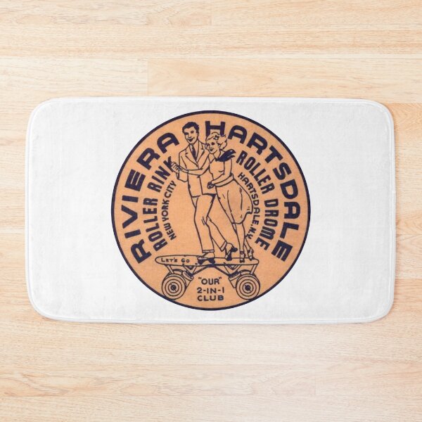 Item preview, Etiqueta adhesiva para la pista de patinaje Riviera Roller Rink de la ciudad de Nueva York Hartsdale Roller Drome Hartsdale, Nueva York designed and sold by tislord.