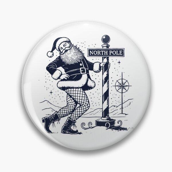 Item preview, Lustig Weihnachten Santa Pole Dance designed and sold by LuminOrb.