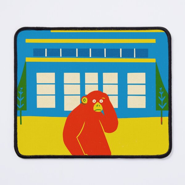 Item preview, Colourful Grassic Gibbon Monkey Design designed and sold by pablobroon.