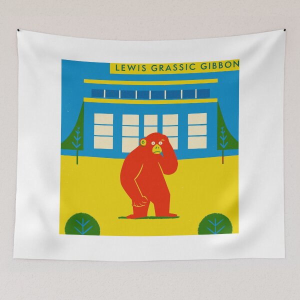 Item preview, Colourful Grassic Gibbon Monkey Design designed and sold by pablobroon.