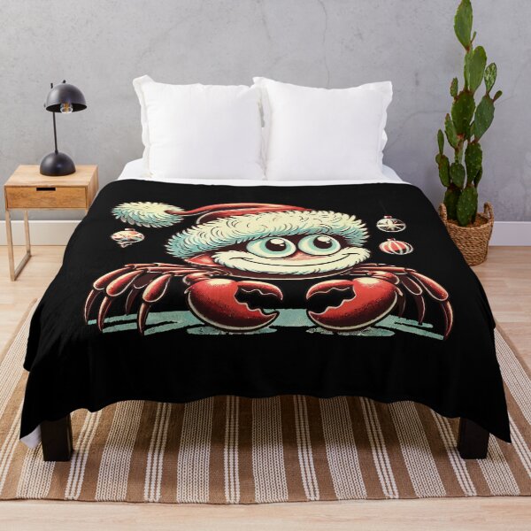 Item preview, Christmas Crab With Hat designed and sold by LuminOrb.