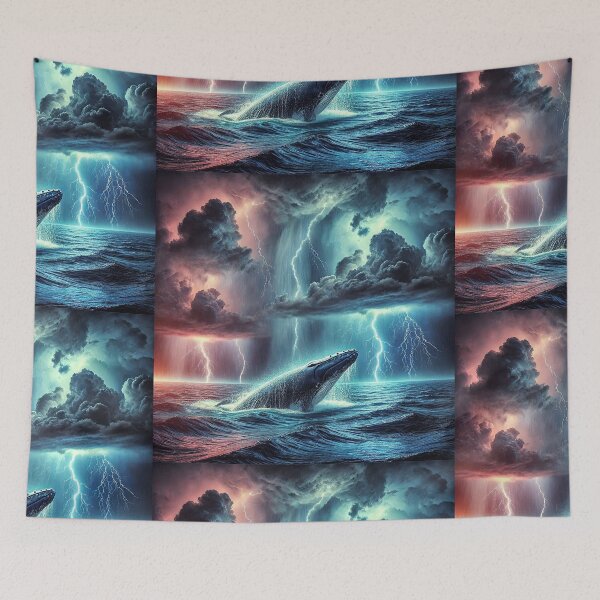 Item preview, Whale in the Storm designed and sold by Sadia  Jannat.