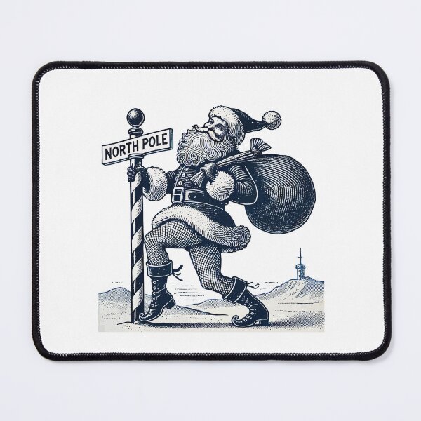 Item preview, Lustig Weihnachten Pole Dance Santa designed and sold by LuminOrb.
