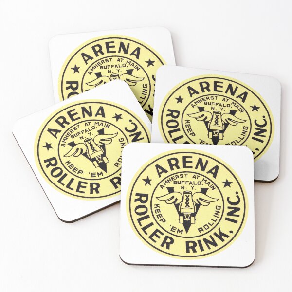 Item preview, Arena Roller Rink Inc Buffalo New York Roller Skating Rink Sticker Decal Label designed and sold by tislord.