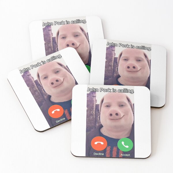 Item preview, John Pork is calling designed and sold by Meme_shop.