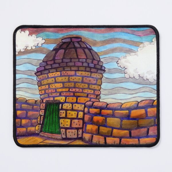 Item preview, 918 - THE ROUNDHOUSE LOCKUP, RUABON - DAVE EDWARDS - MIXED MEDIA - 2024 designed and sold by BLYTHART.