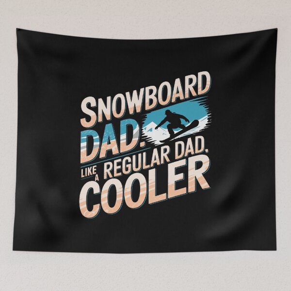 Item preview, Snowboarding dad designed and sold by EnchantedOwl.