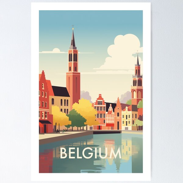 Aperçu de l'œuvre BELGIQUE créée et vendue par MarkedArtPrints.