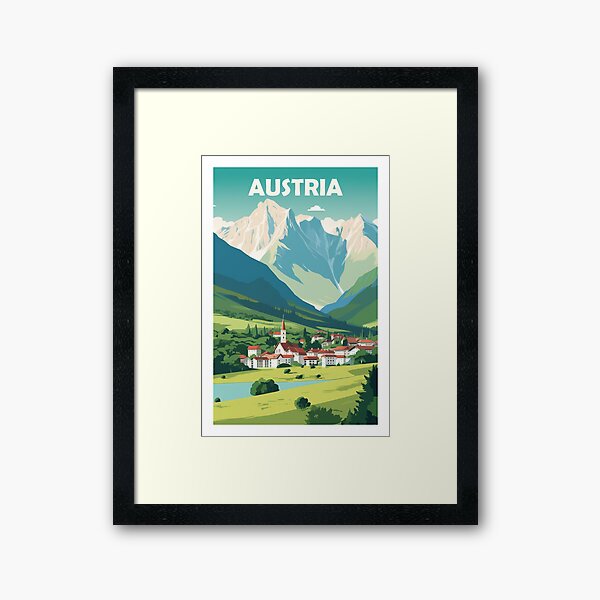 Item preview, AUSTRIA designed and sold by MarkedArtPrints.