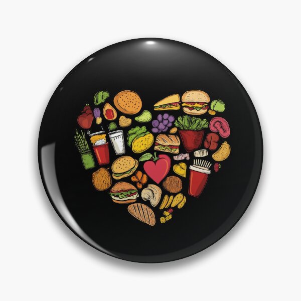 Item preview, Foodie Heartbeat: A Colorful Culinary Celebration designed and sold by OwlWorks.