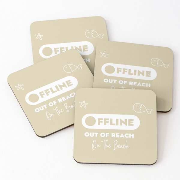 Item preview, OFFLINE - OUT OF REACH ON THE BEACH, Unique designed and sold by villacreativa.