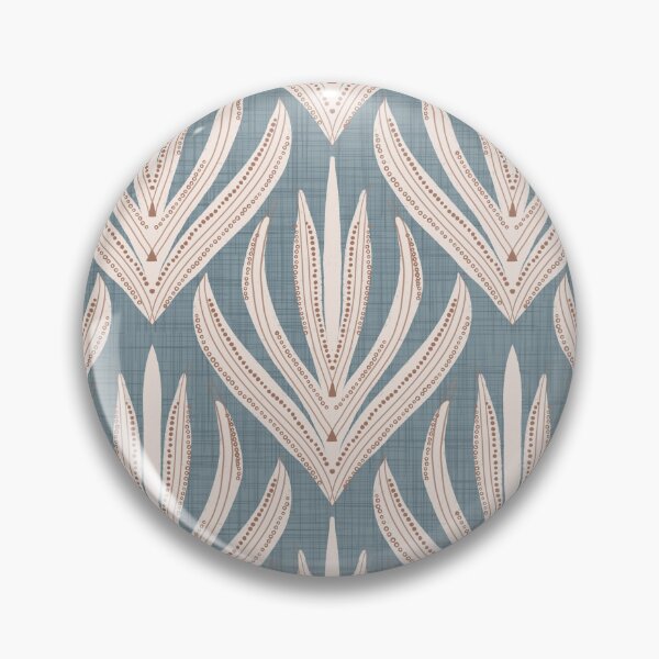 Item preview, Retro Folk Leaf Arona PANTONE 16-4109 - Mid Century Modern Botanical designed and sold by susycosta.