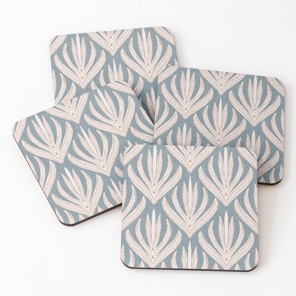 Item preview, Retro Folk Leaf Arona PANTONE 16-4109 - Mid Century Modern Botanical designed and sold by susycosta.