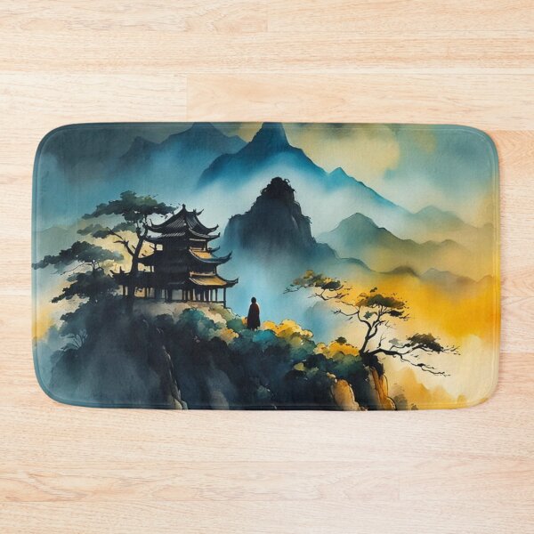 Item preview, Mountainside Pagoda designed and sold by SpunkySpaniel.