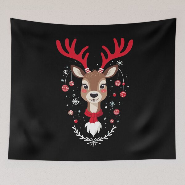Item preview, Weihnachten Rentier Festive Cheer designed and sold by LuminOrb.