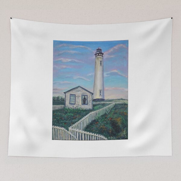 Item preview, Oil Painting - Pigeon Point Lighthouse, California designed and sold by Igor Pozdnyakov.