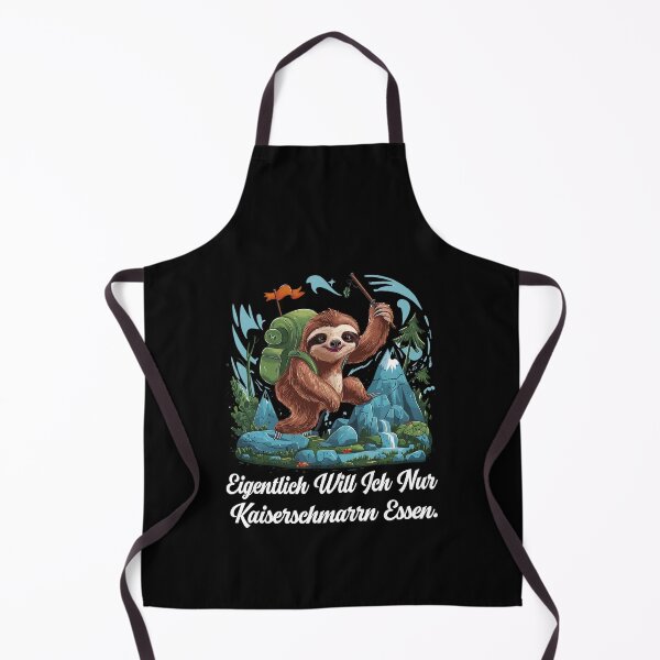Item preview, Eigentlich Will Ich Nur Kaiserschmarrn essen - Faultier Klettert Auf Einen Schneebedeckten Berg - lustiges Zitat designed and sold by Smix Pixels.