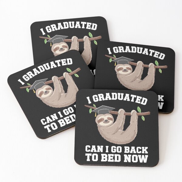 Item preview, I Graduated Can I Go to Sleep Now Funny Graduation Sloth designed and sold by Hananiah Merch.