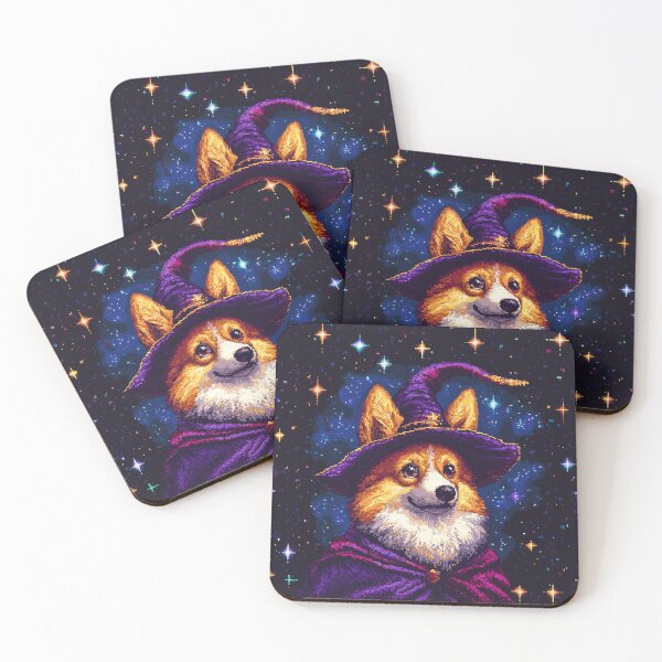 Item preview, Corgi Wizard Pixel Corgi  designed and sold by Kaos-Bit.