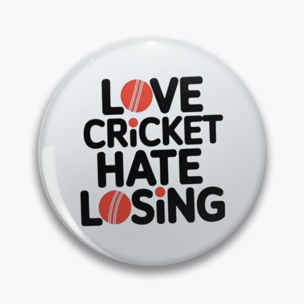 Artikelvorschau, Ich liebe Cricket und hasse es zu verlieren entworfen und verkauft von Jollys-ArtShop.