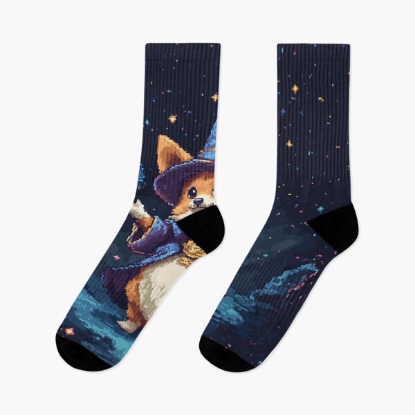Item preview, Pixel Corgi Wizard designed and sold by Kaos-Bit.