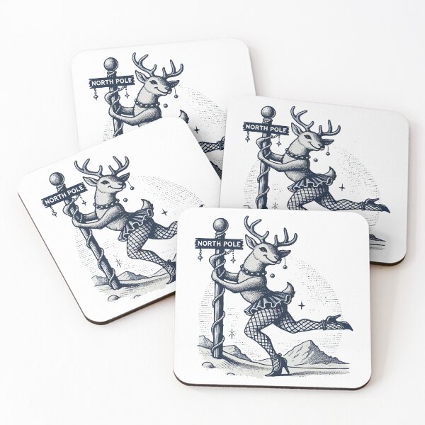 Item preview, Funny Reindeer Pole Dance Christmas designed and sold by LuminOrb.
