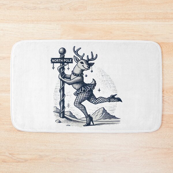 Item preview, Funny Reindeer Pole Dance Christmas designed and sold by LuminOrb.