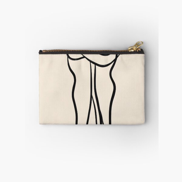 Item preview, Embracing figures in a minimalist line art style on a soft beige background designed and sold by anytka.