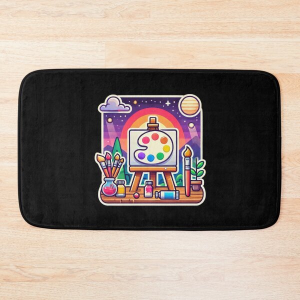Item preview, Vibrant Paint Easel Design – Modern Artistic Inspiration 2 designed and sold by Psycho-Crazy.