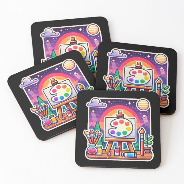 Item preview, Vibrant Paint Easel Design – Modern Artistic Inspiration 2 designed and sold by Psycho-Crazy.