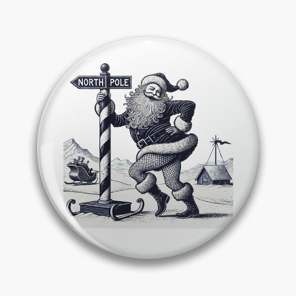 Item preview, Lustig Pole Dance Weihnachten Santa Fun designed and sold by LuminOrb.
