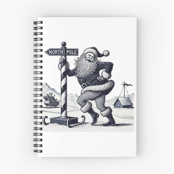 Item preview, Lustig Pole Dance Weihnachten Santa Fun designed and sold by LuminOrb.