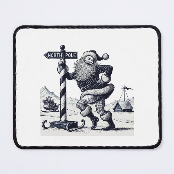 Item preview, Lustig Pole Dance Weihnachten Santa Fun designed and sold by LuminOrb.