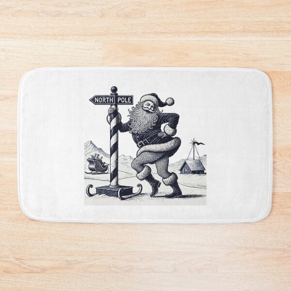 Item preview, Lustig Pole Dance Weihnachten Santa Fun designed and sold by LuminOrb.