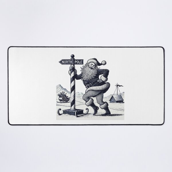 Item preview, Lustig Pole Dance Weihnachten Santa Fun designed and sold by LuminOrb.