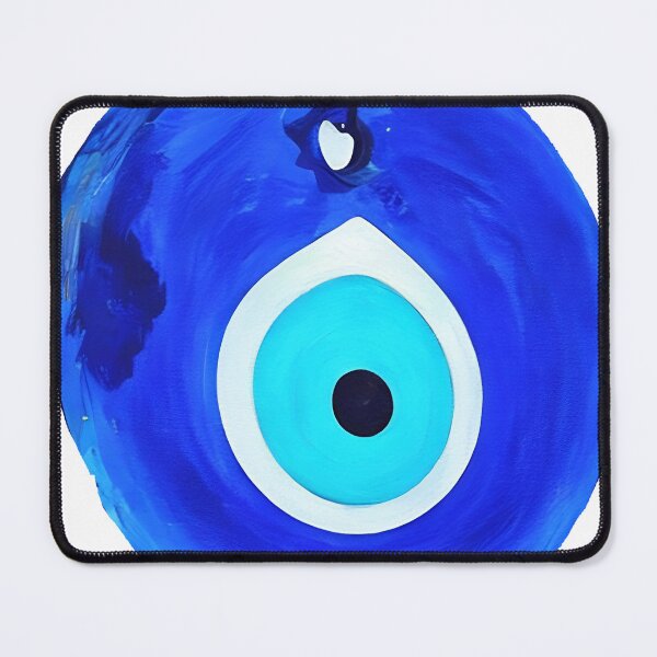 Item preview, Evil eye light blue colours  designed and sold by wallartofmio.