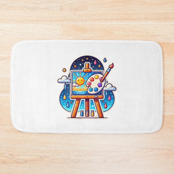 Item preview, Vibrant Paint Easel Design – Modern Artistic Inspiration designed and sold by Psycho-Crazy.