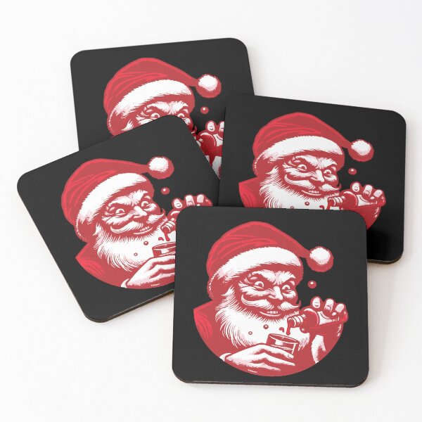 Item preview, Santa Loves Alcohol Christmas Cheer designed and sold by LuminOrb.