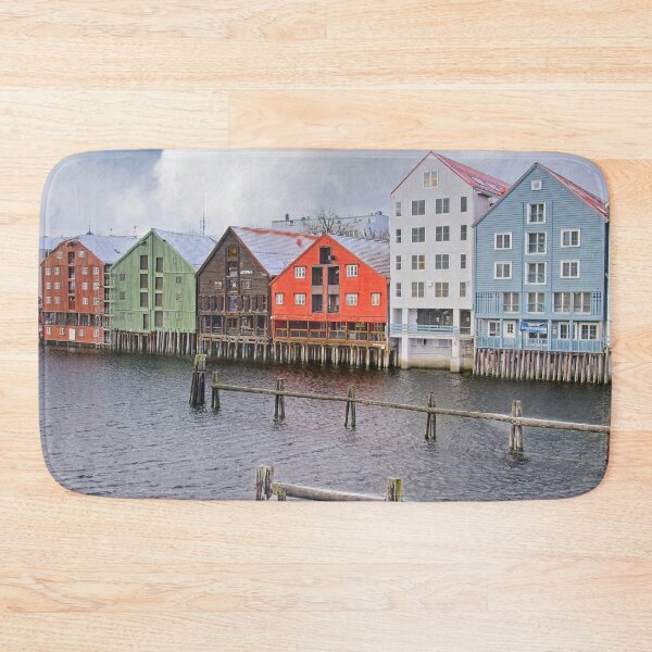 Item preview, Trondheim Colourful Wharf Buildings Norway designed and sold by Martyn R Arnold Fine Art Nature & Landscape Photography.